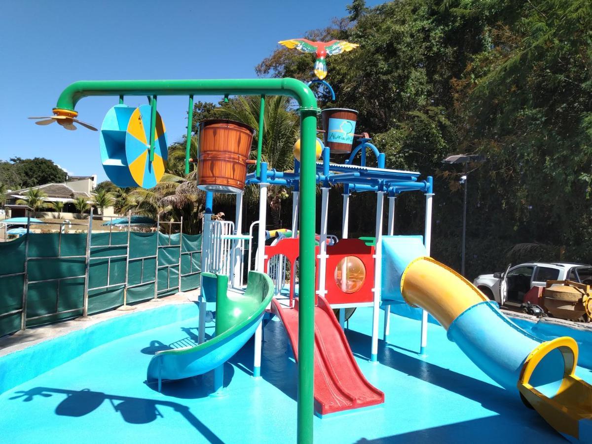 Aldeia Do Lago C204- Com Cozinha , Churrasqueira E Bebidas Liberadas No Parque Aquatico, Internet Banda Larga, Ponto Recarga De Carro Eletrico Caldas Novas Zewnętrze zdjęcie
